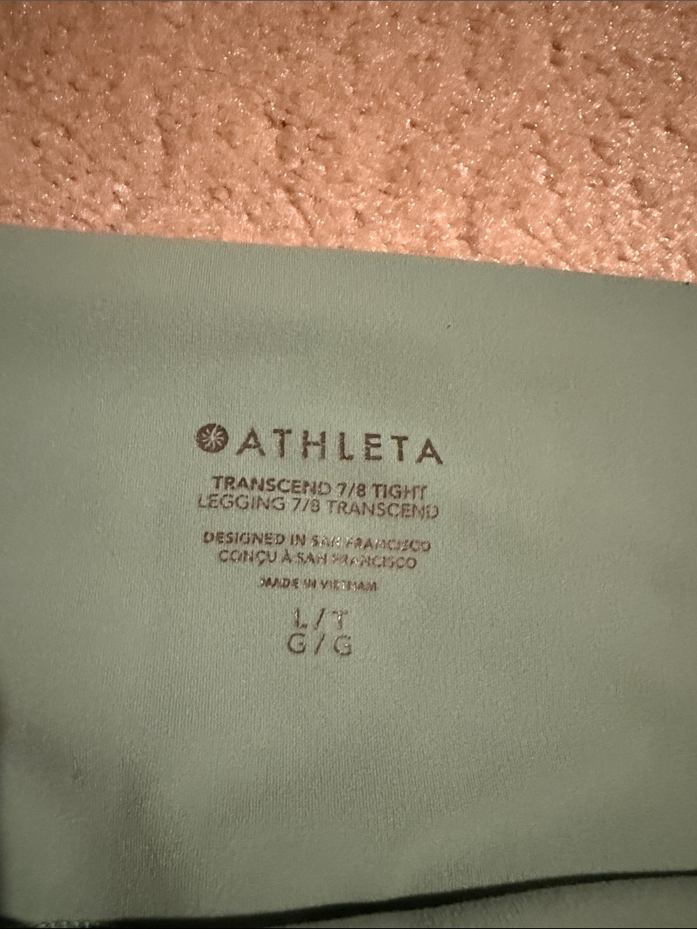 Athleta Sage Green High-Rise Leggings - Picture 2 of 5